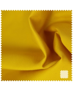 Vzorek - Pružné bavlněné plátno - Zlatá